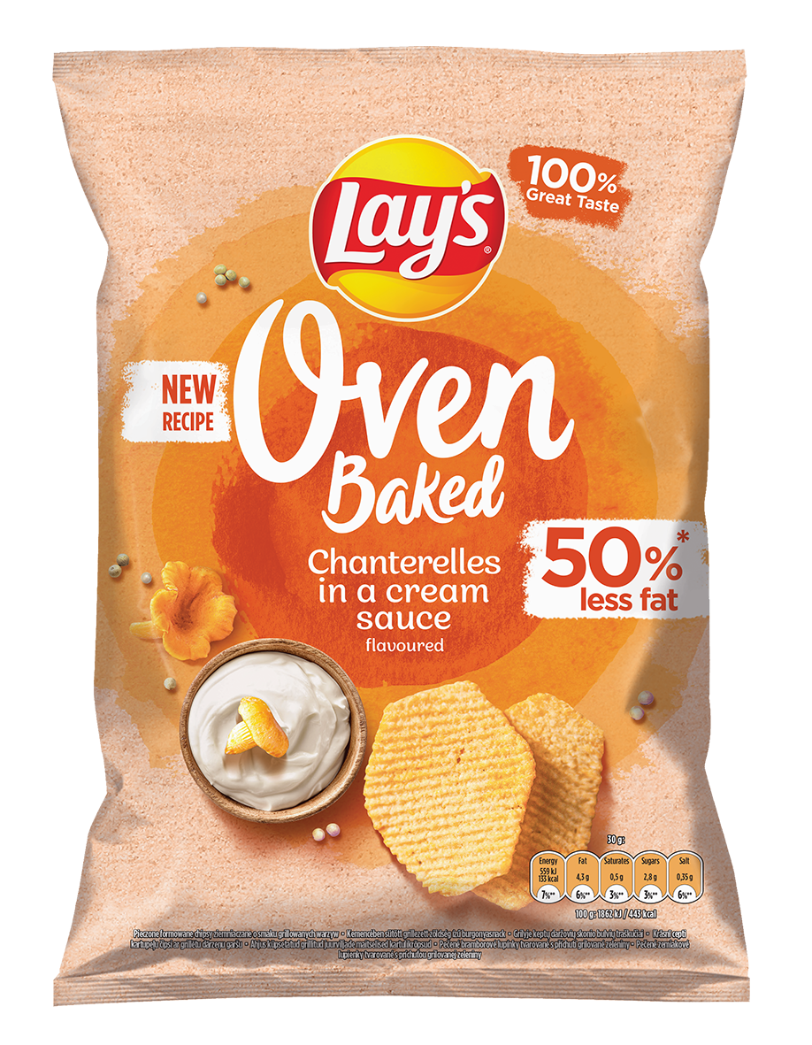 Lay's Oven Baked Chanterelles in a Cream Sauce Lays Poland